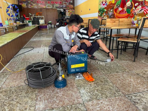 Hình Ảnh Bàn Giao Máy Thông Cống GQ150Z-3000W