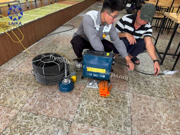 Hình Ảnh Bàn Giao Máy Thông Cống GQ150Z-3000W