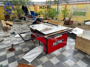 Máy cưa bàn trượt MD4C chính hãng dùng cho xưởng mộc