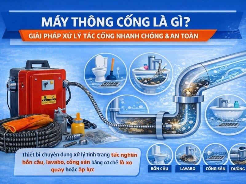 Thiết bị xử lý tắc nghẽn đường ống