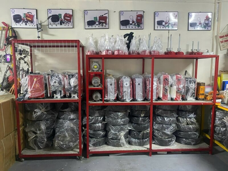 Tổng kho máy thông tắc cống đa dạng mẫu mã, sẵn hàng