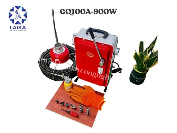 Máy thông cống GQ100A-900W chính hãng LAIKA công suất 900W