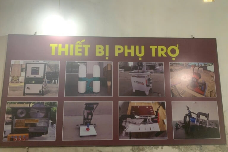 Tổng kho thiết bị phụ trợ ngành gỗ Laika