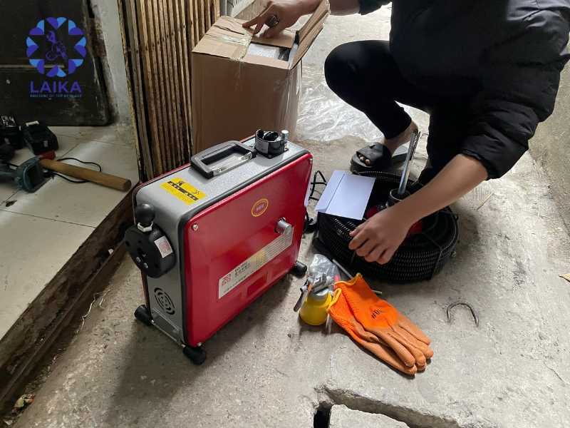 Hiệu quả xử lý tắc nghẽn nhanh hơn sau khi dùng máy GQ150Z-1800W Hiệu quả xử lý tắc nghẽn nhanh hơn sau khi dùng máy GQ150Z-1800W