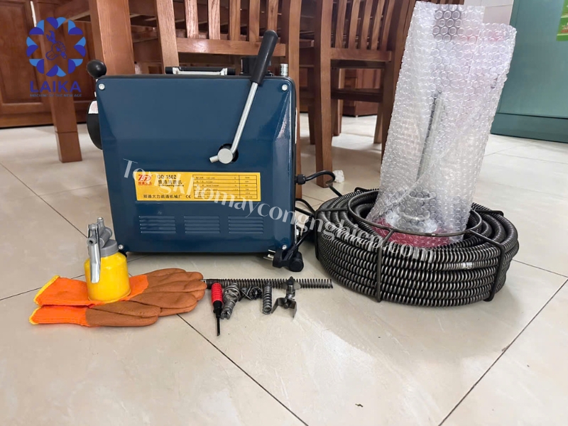 Kỹ thuật Laika tư vấn chọn máy thông tắc cống GQ150Z-3000W đúng nhu cầu khách hàng
