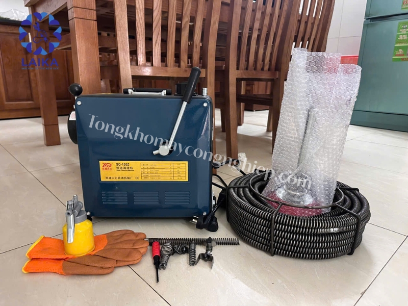 Hiệu quả thực tế sau khi sử dụng máy thông tắc cống GQ150Z-3000W tại Thường Tín