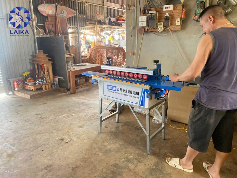 Hiệu quả sản xuất tại xưởng mộc Thanh Trì sau khi sử dụng máy dán cạnh DW590