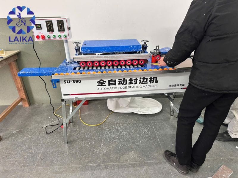 Tư vấn máy dán cạnh 5 chức năng SU-390 phù hợp cho xưởng mộc anh Dũng tại Phú Thọ