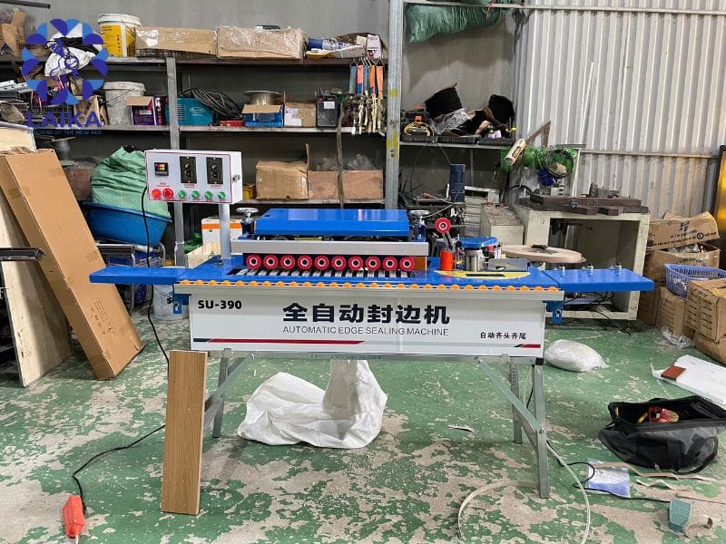 Hiệu quả thực tế sau khi sử dụng máy dán cạnh 5 chức năng SU-390 tại xưởng mộc